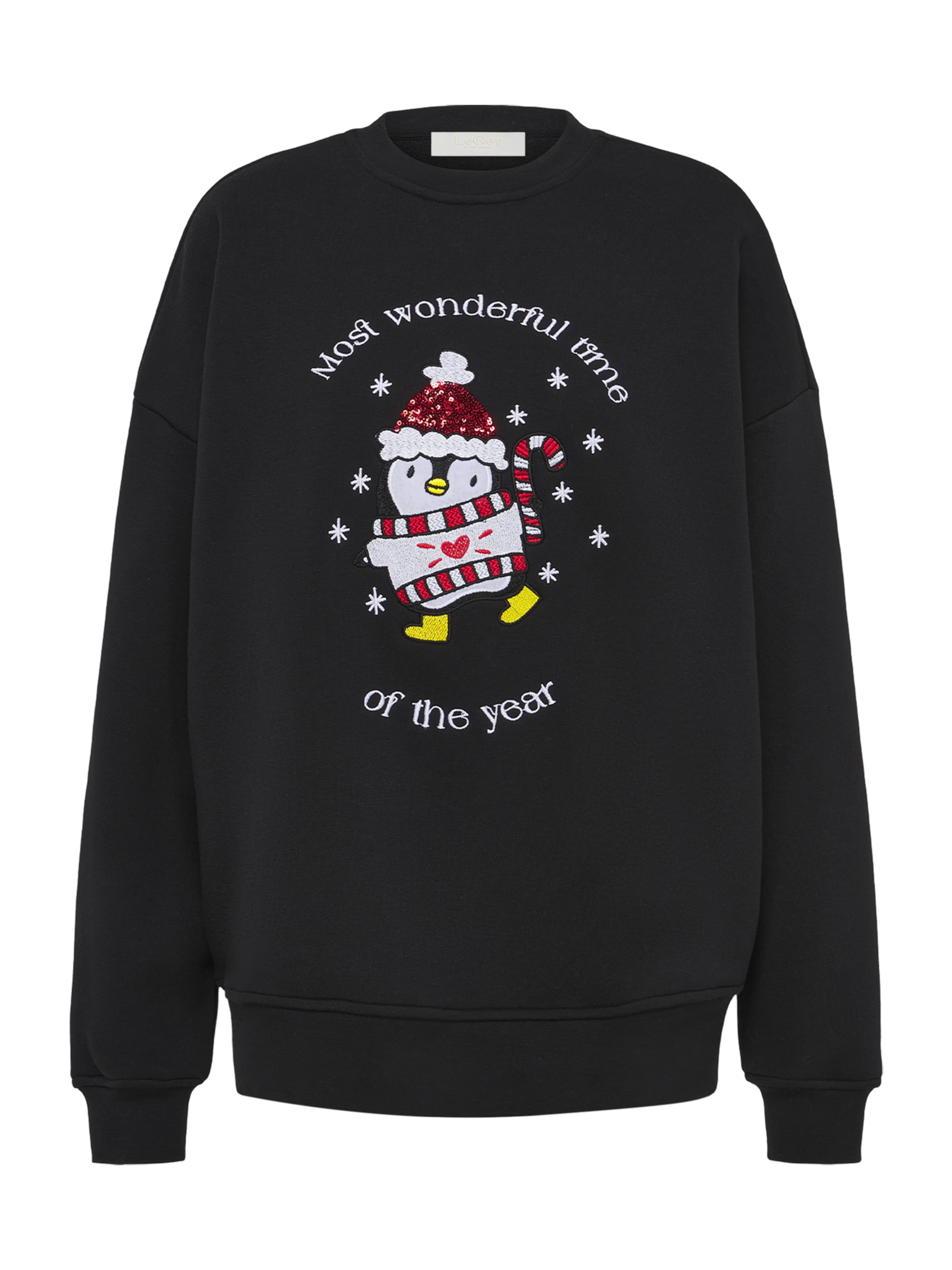 

LeGer by Lena Gercke Свитшот 'Viola' в черном цвете, Черный, LeGer by Lena Gercke Свитшот 'Viola' в черном цвете