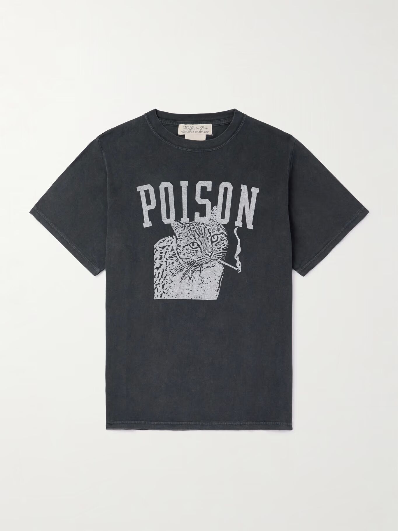 

Футболка из хлопкового джерси с принтом Poison Cat REMI RELIEF, черный