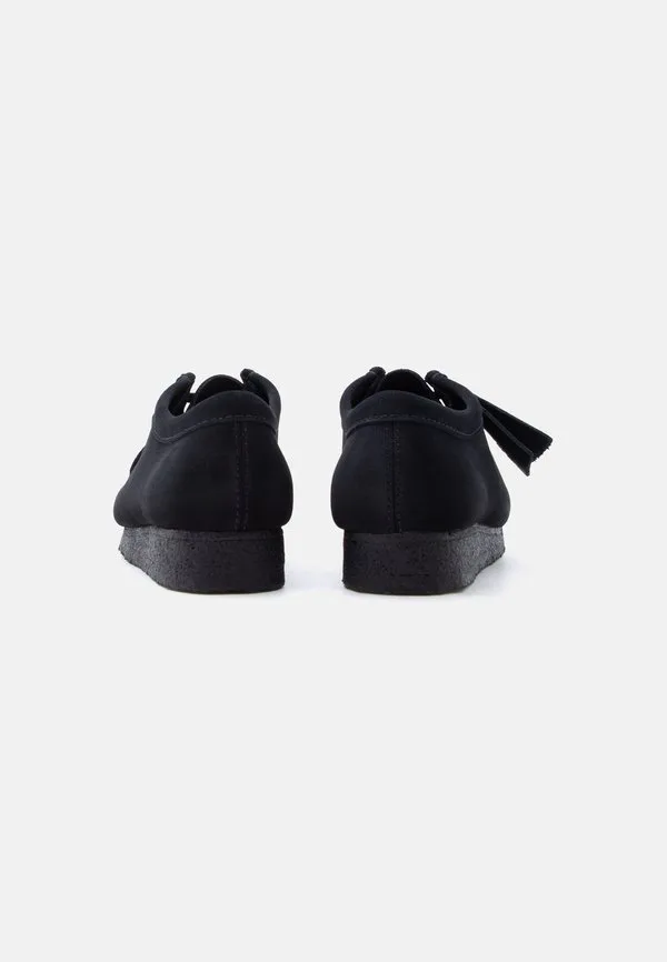 Повседневные кроссовки wallabee на шнуровке Clarks Originals, Black — фото 3
