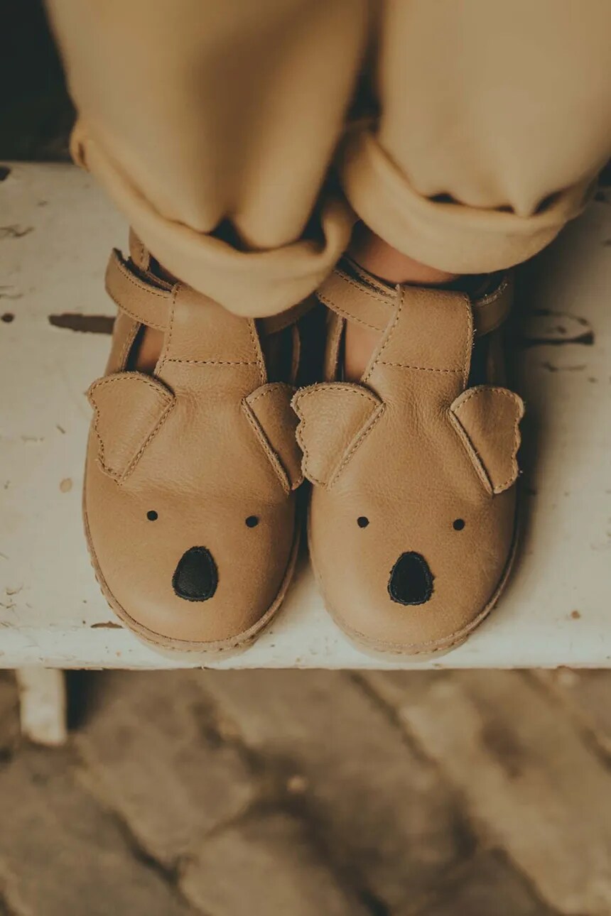 

Детские замшевые полуботинки Xan Classic Shoes Koala Donsje, бежевый