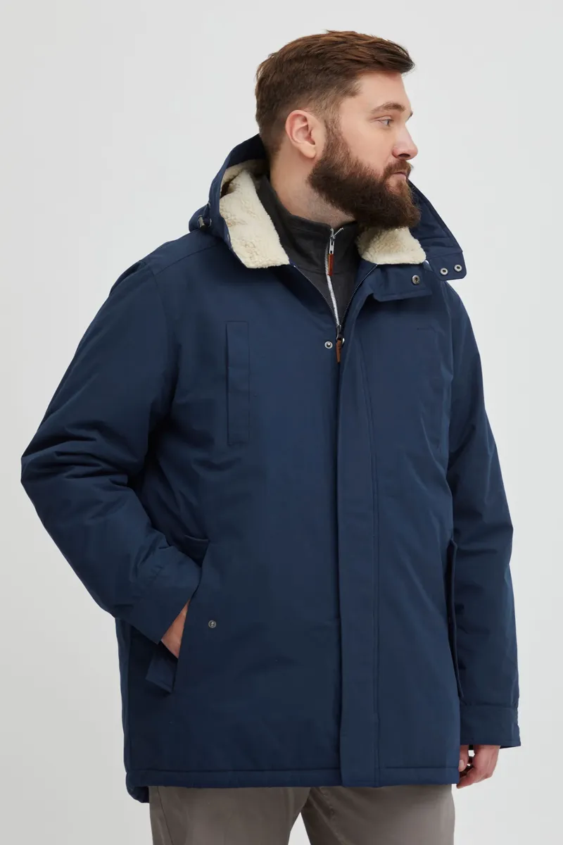 

Куртка смесовая короткая "BLEND BHSergius", с капюшоном, цвет Dress Blues