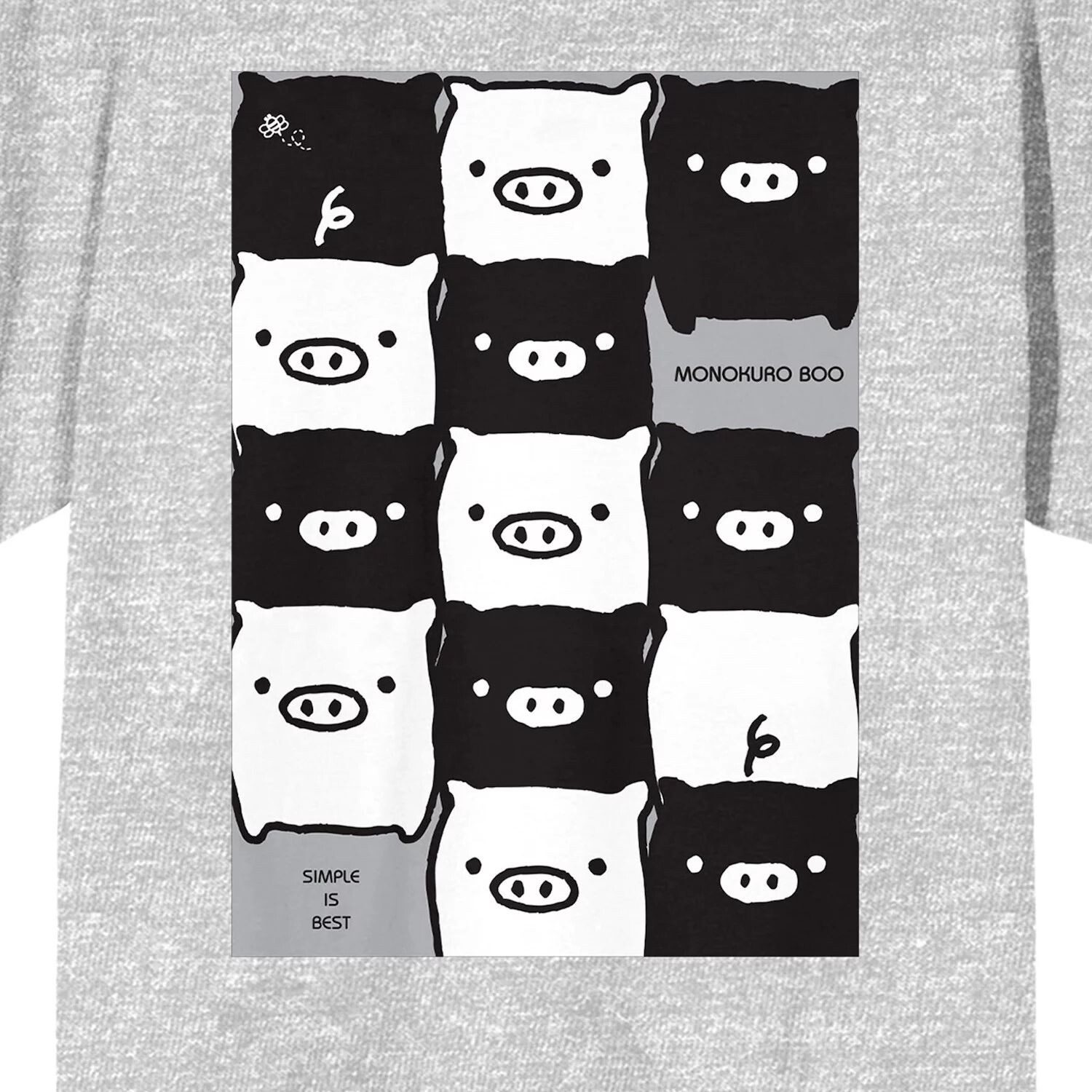 

Мужская футболка с рисунком Monokuro Boo Licensed Character