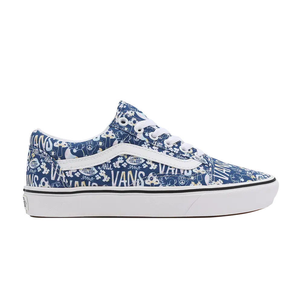 Ботинки ComfyCush Old Skool Vans, синий
