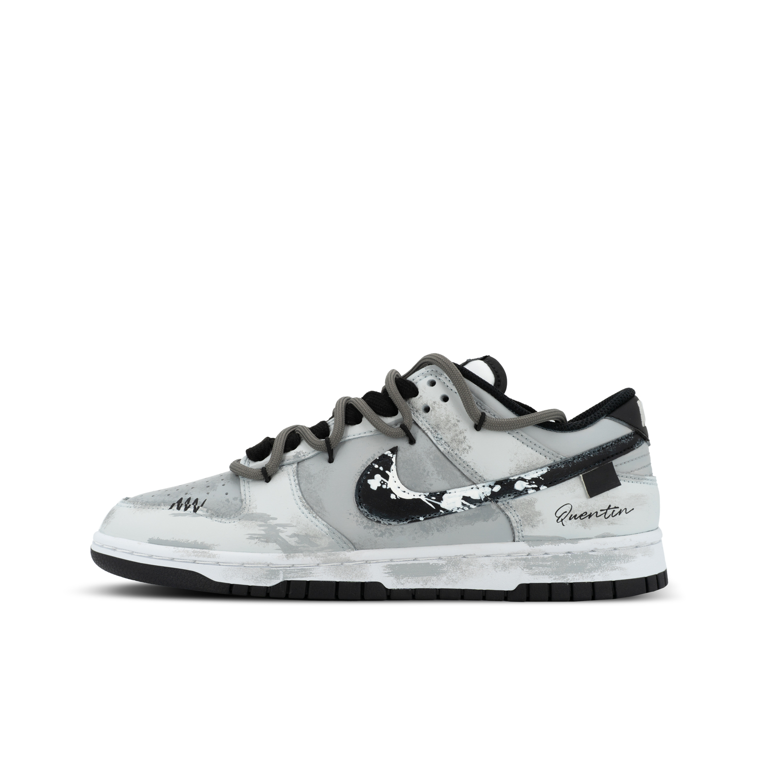 

Кроссовки для скейтбординга dunk gorilla jiedian xjdd wind slayer low top unisex Nike, черный/серый