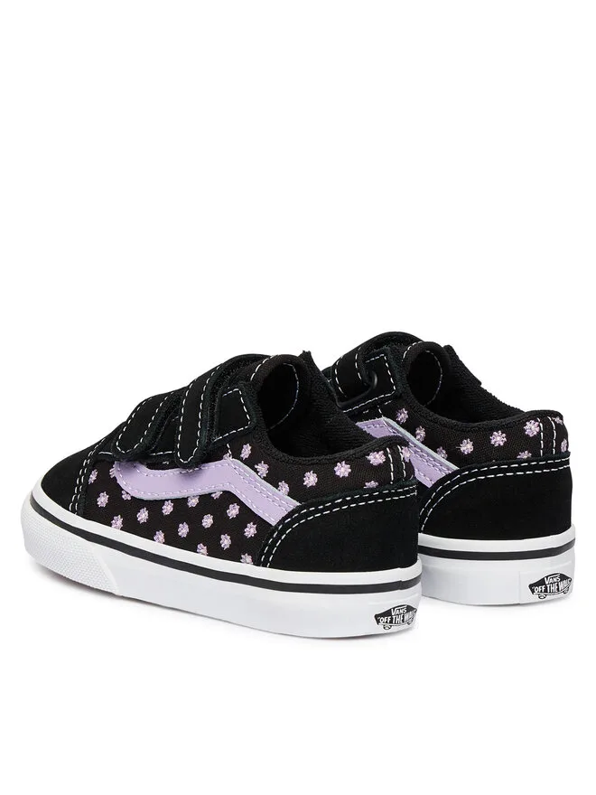 Vans Кроссовки Old Skool V VN000Z9TPRP1 из черной ткани — фото 3