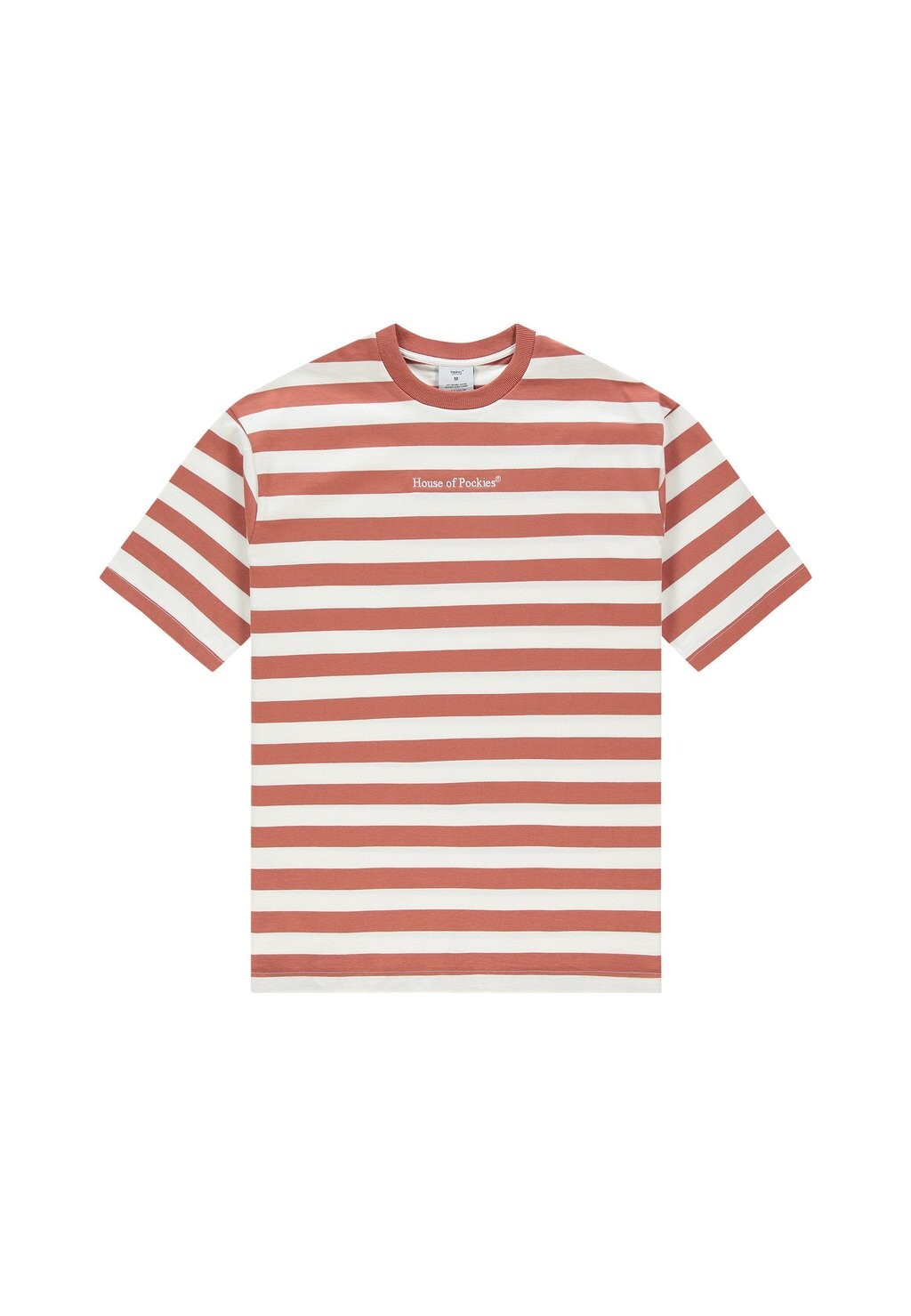 

Футболка с принтом BRICK STRIPED TEE Pockies, оранжевый