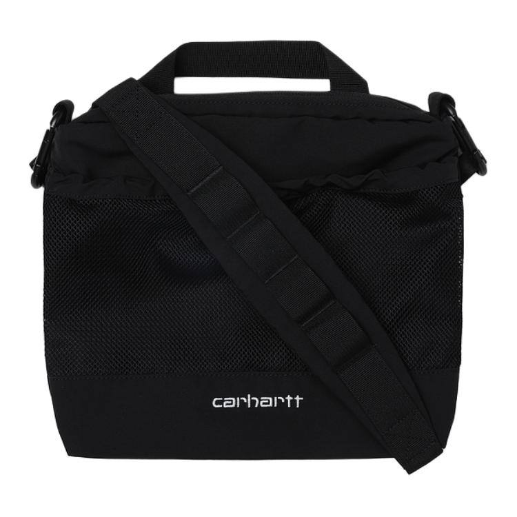 

Carhartt WIP Полиэстеровый наплечный рюкзак через плечо мужская сумка черный, Black
