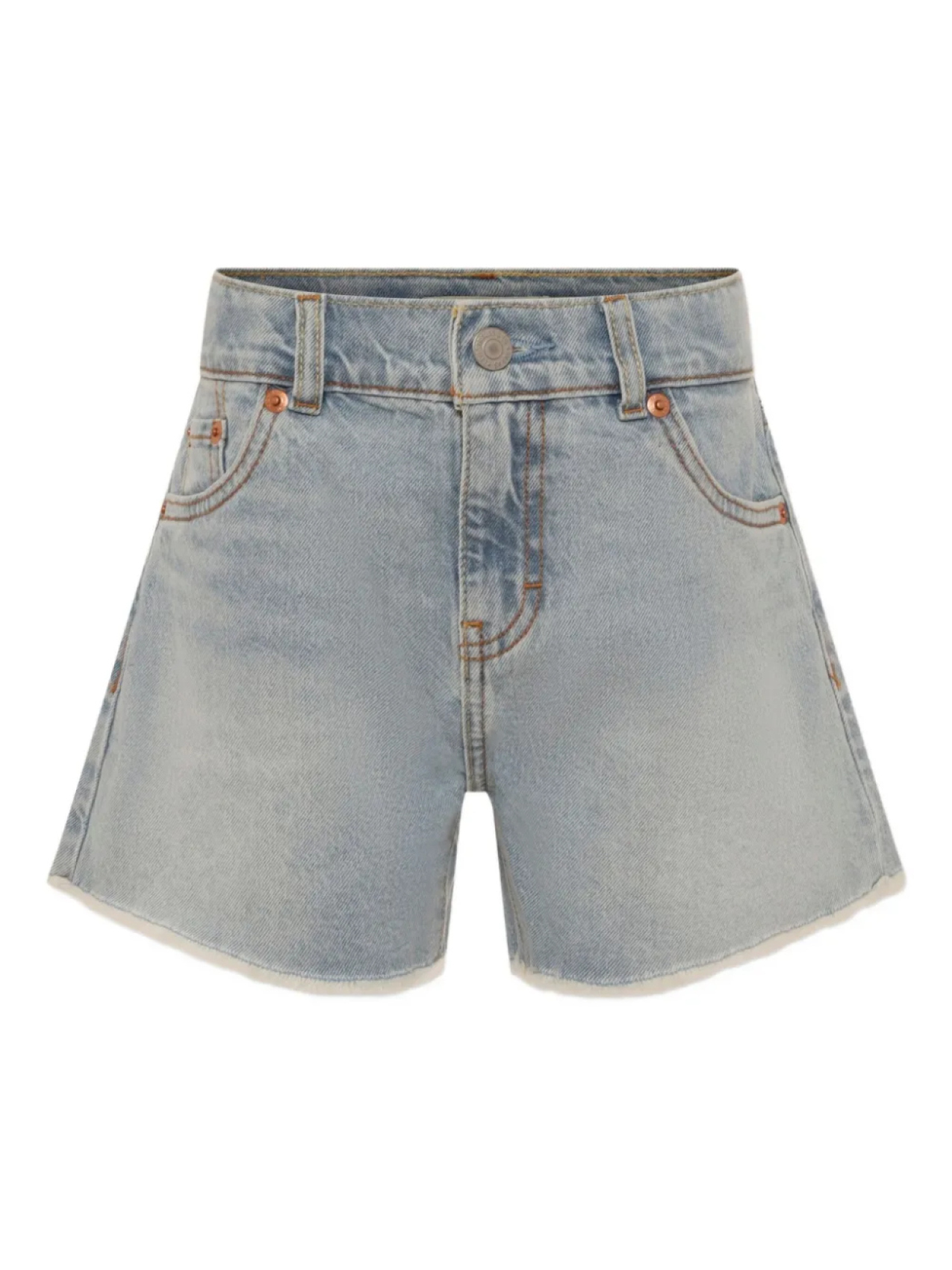 

Джинсовые шорты с высокой талией Levi's Kids, синий