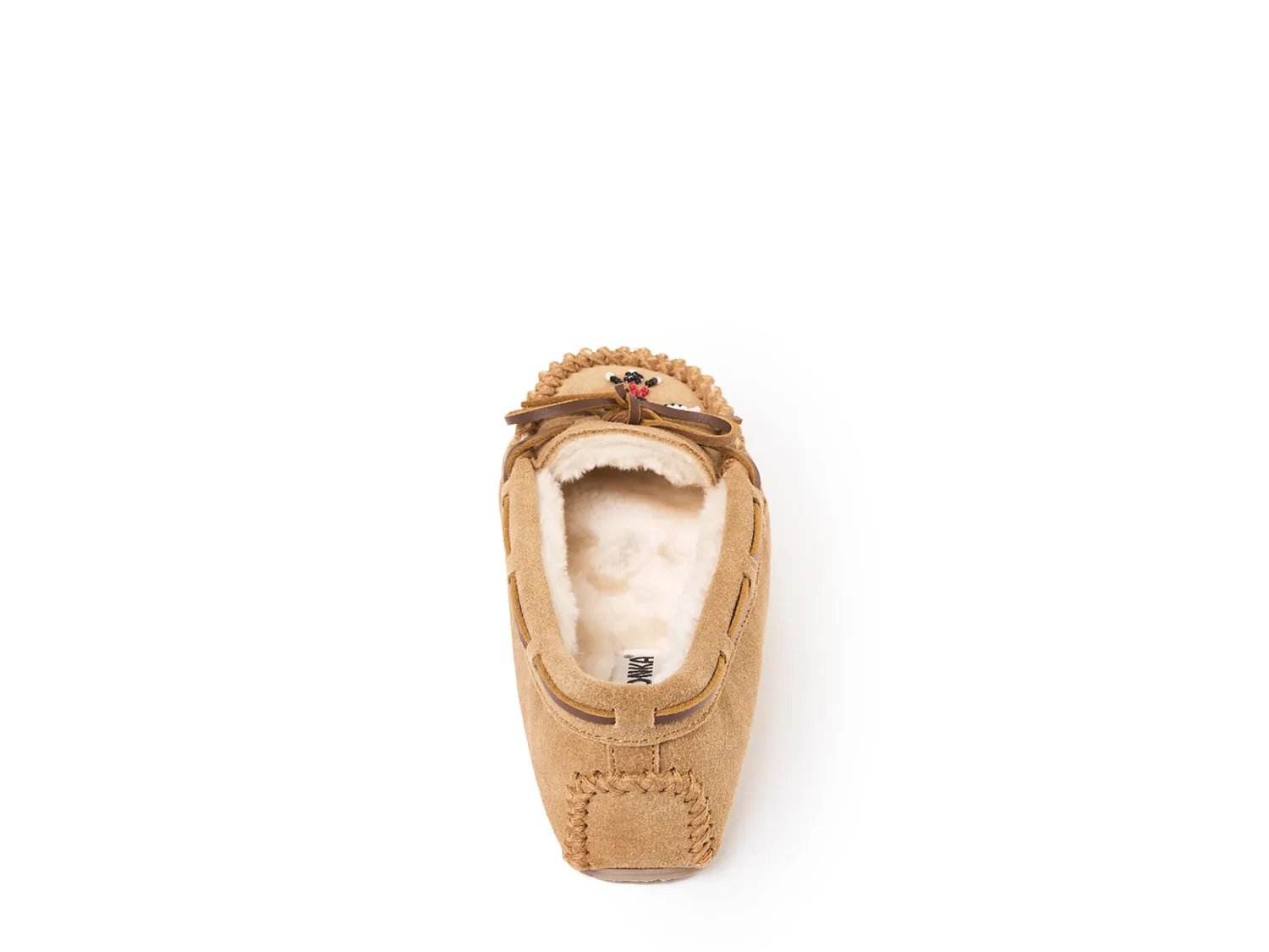Тапочки Minnetonka Cally Thunderbird Animikii Slipper - Women's, светло-коричневый — фото 3