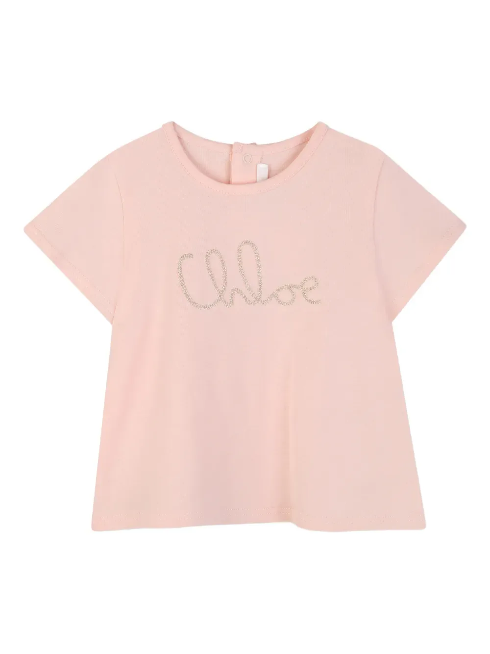 Комплект для новорожденного с цветочным принтом Chloé Kids, розовый — фото 3