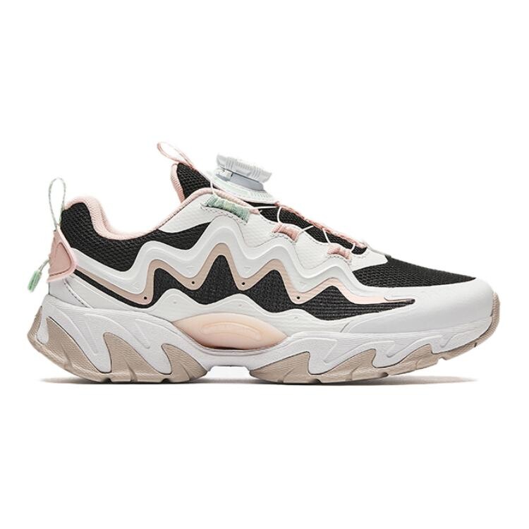 Детские кроссовки Kids Low-top Core Black / Cloud White / Team Shock Pink 2 Anta Kids, черный — фото 2