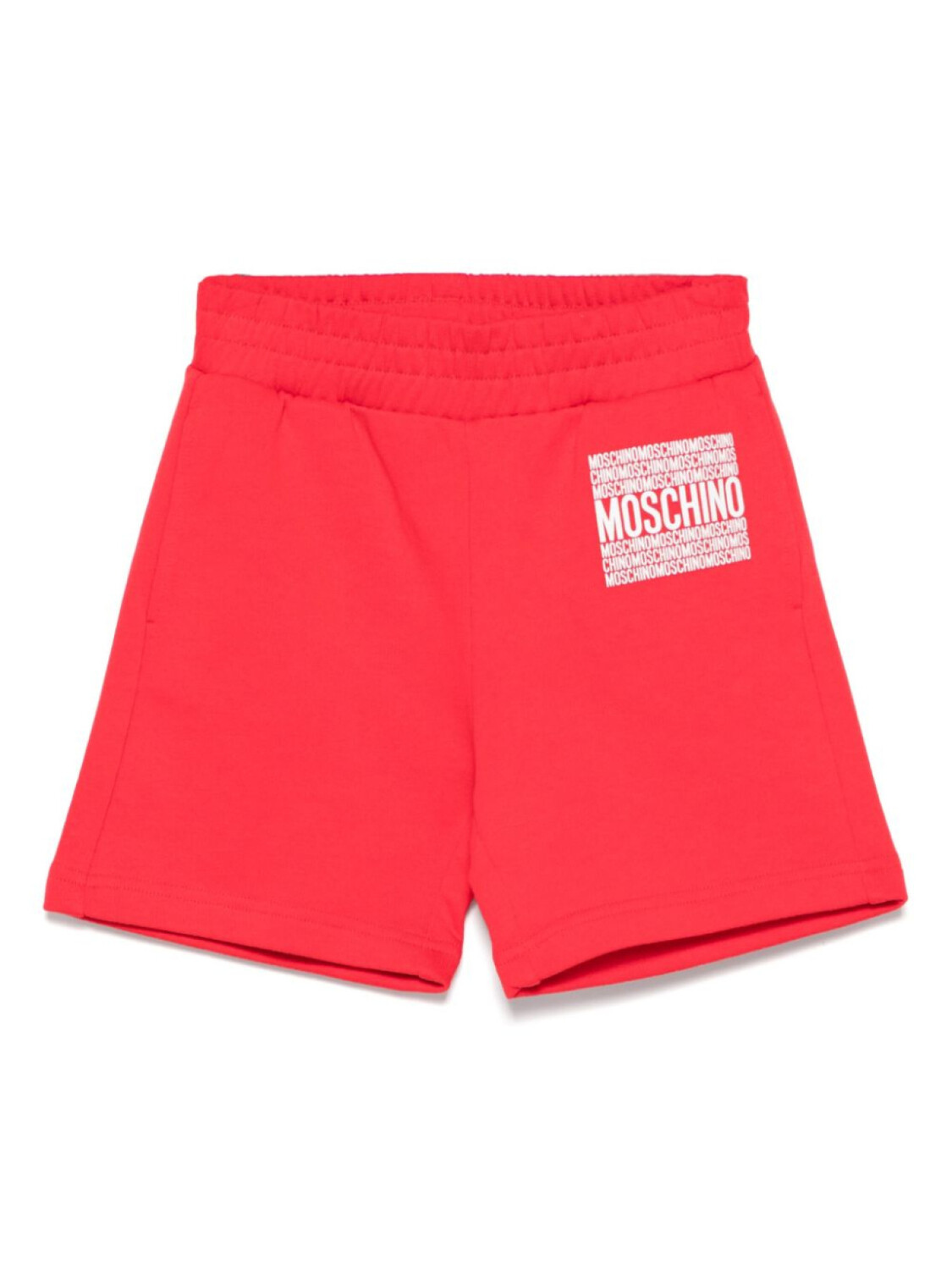 

Moschino Kids шорты с логотипом, красный