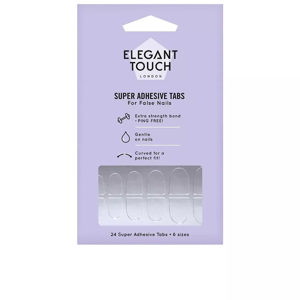 

Накладные ногти Super Adhesive Tabs Elegant Touch, 24 шт