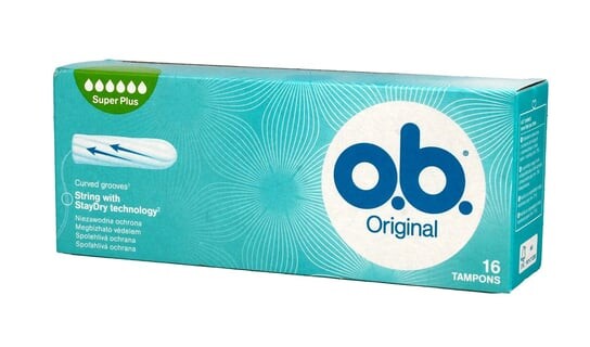 

Оригинал Супер Плюс, тампоны, 16 шт. O.B.