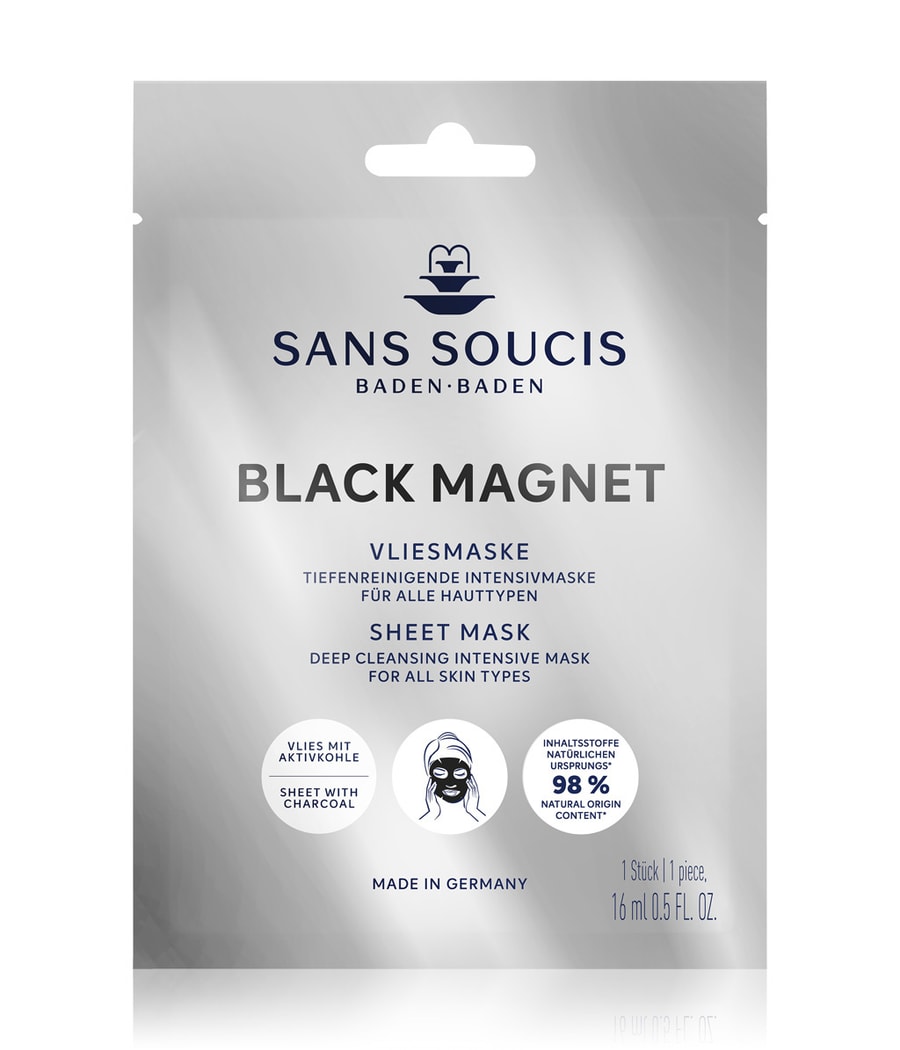 

Тканевая маска Sans Soucis Black Magnet, 1 шт.