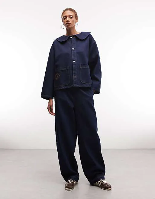 

Джинсы с застежкой-бочонком Reclaimed Vintage