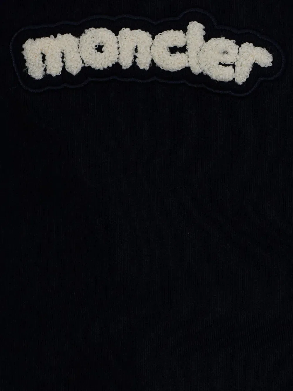 Комбинезон в полоску с аппликацией (комплект из двух штук) Moncler Enfant, черный — фото 3