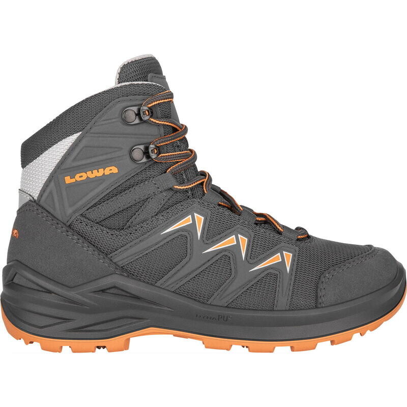 

Уличная обувь Innox Pro GTX Mid Junior графит-манго LOWA, цвет grau