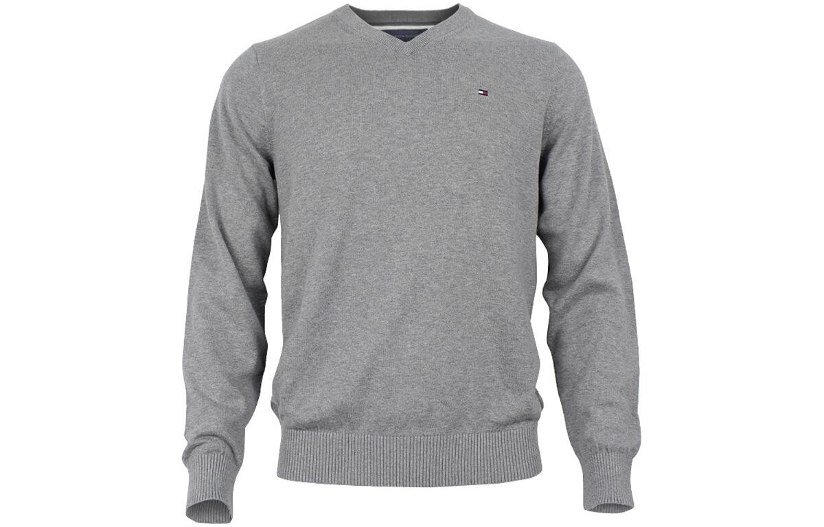 

Свитер мужской светло-серый Tommy Hilfiger, серый