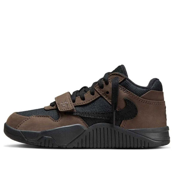 

Кроссовки x travis scott jumpman jack tr 'dark mocha' Air Jordan, коричневый