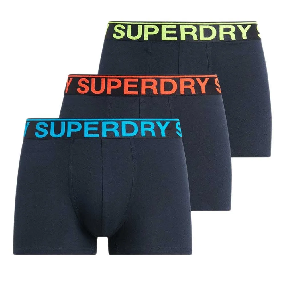 

Боксеры 3 шт Superdry M3110450B Trunk, синий