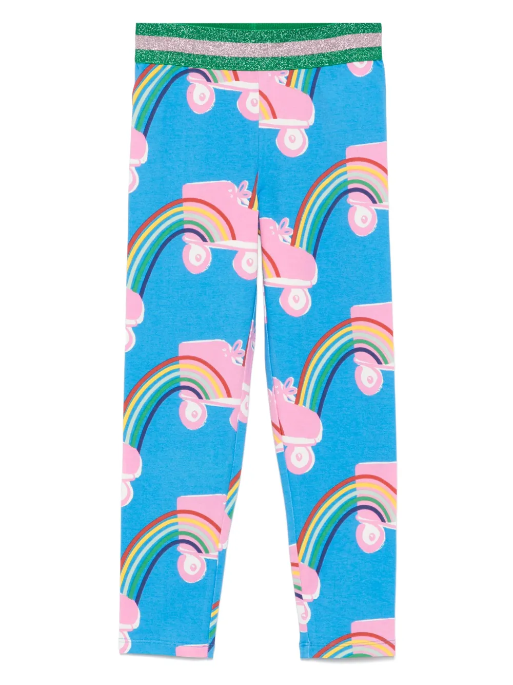 

Леггинсы с принтом Rollerskate Rainbow Stella McCartney Kids, синий