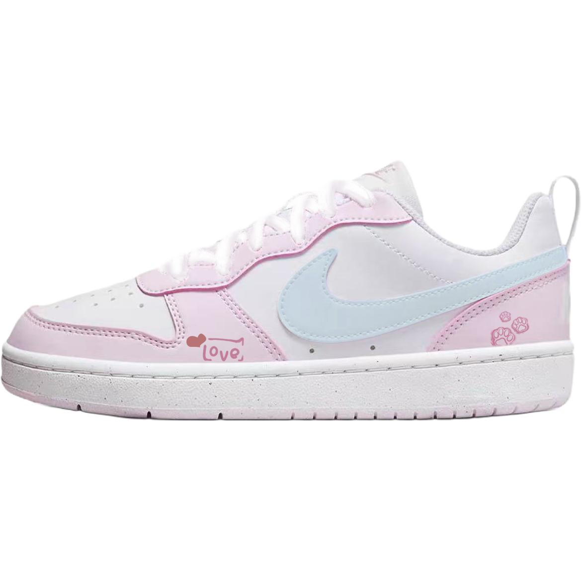 

Детские скейтерские кеды Court Borough Nike, розовый