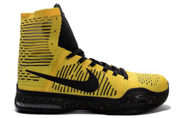 Кроссовки kobe 10 elite Nike, желтый — фото 2