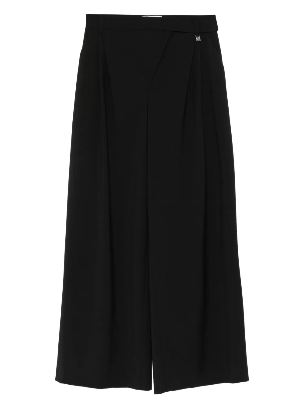 

Брюки со складками и вставками Giuseppe Di Morabito, черный