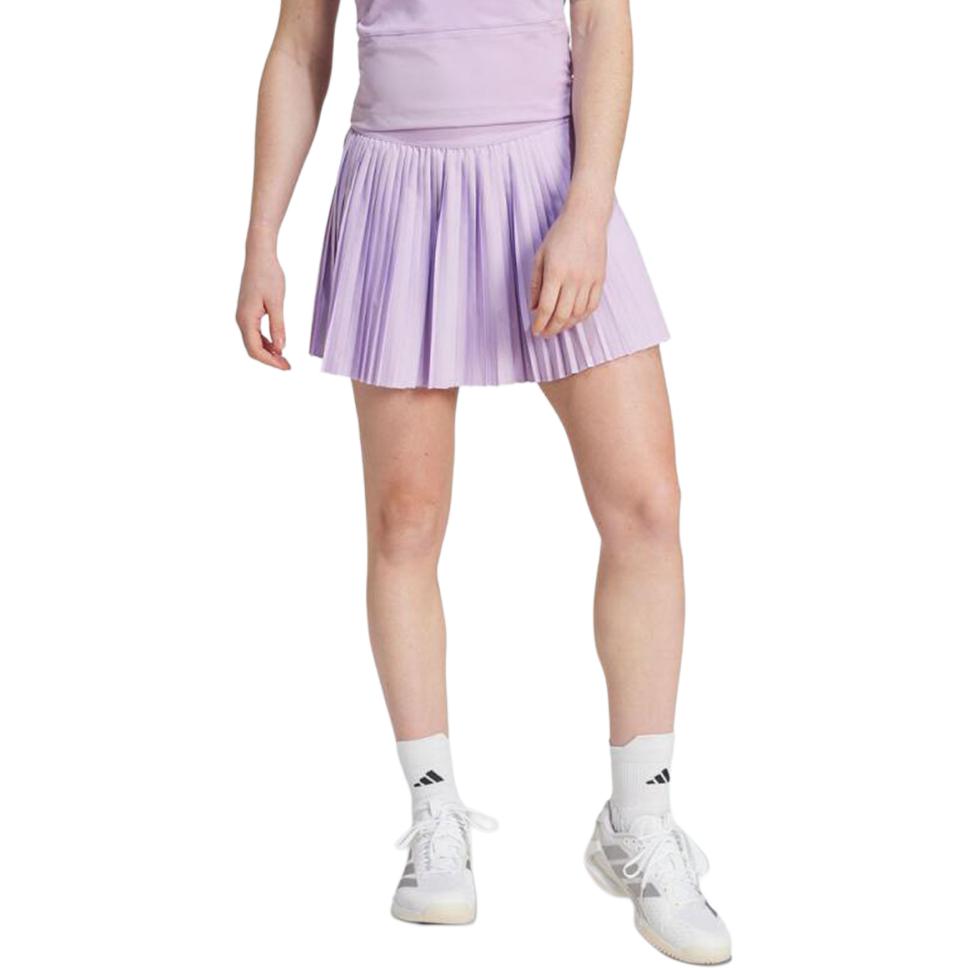 Клубная плиссированная юбка Casual короткие юбки Women's Adidas, светло-фиолетовый — фото 2