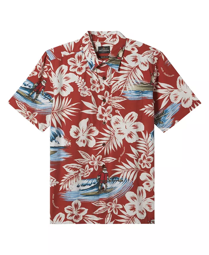 

Quiksilver Мужская рубашка с коротким рукавом Day Off Quiksilver Waterman, красный