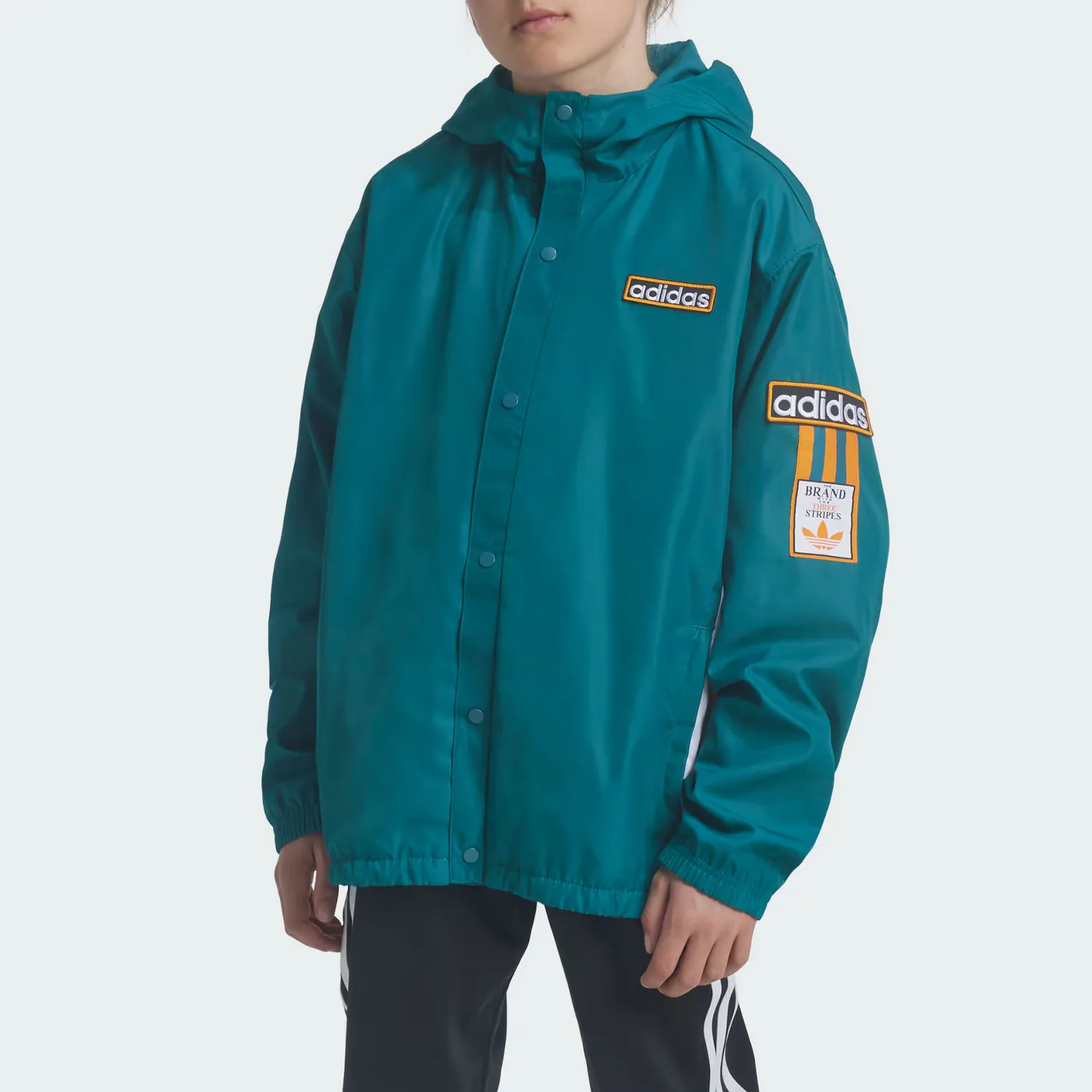 Adidas Originals Ветровка WINDBREAKER Ruins Raven Blue для подростков — фото 4