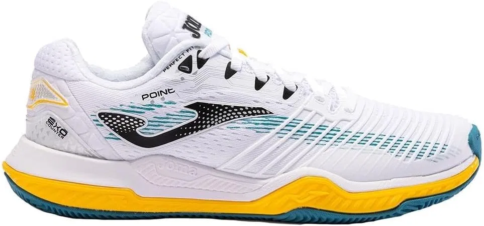 Мужские теннисные кроссовки Joma Point Ac для всех типов кортов, белые с синим