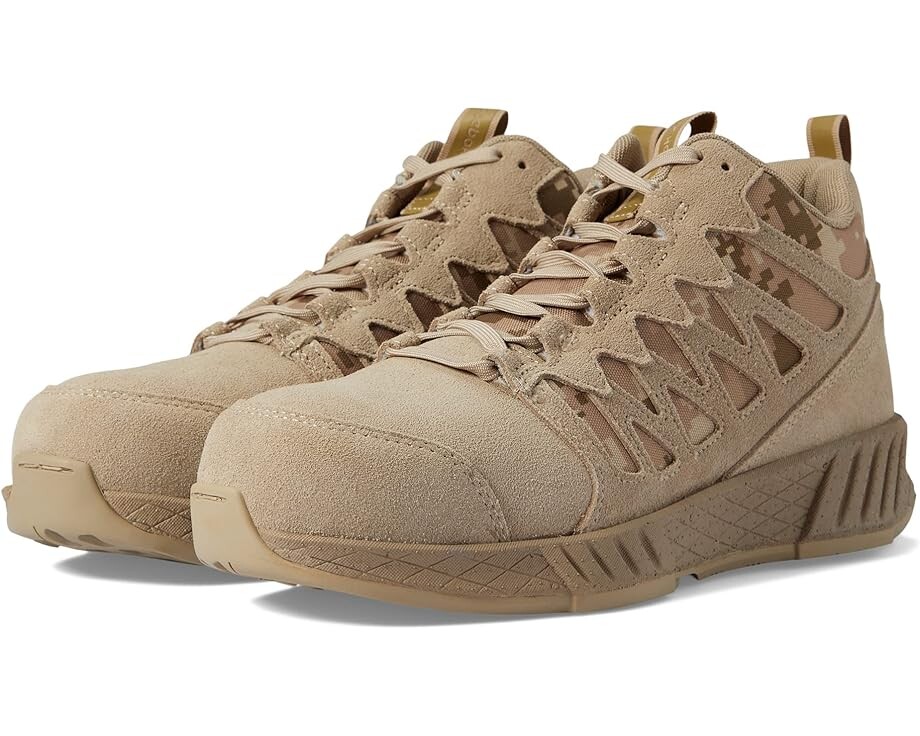 

Кроссовки Reebok Work Floatride Energy Tactical EH Comp Toe Mid-Top, цвет Digital-Camo Desert Tan, Коричневый, Кроссовки Reebok Work Floatride Energy Tactical EH Comp Toe Mid-Top, цвет Digital-Camo Desert Tan