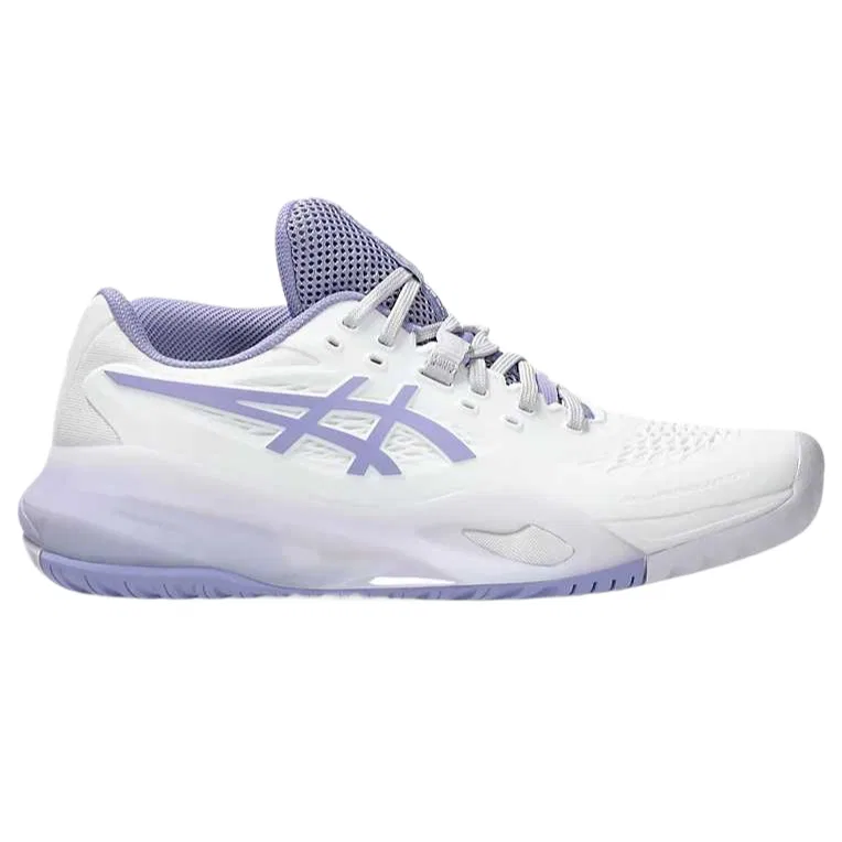 Кроссовки для тенниса ASICS Gel Resolution X Белая лилия долины/Голубая лилия долины — фото 3