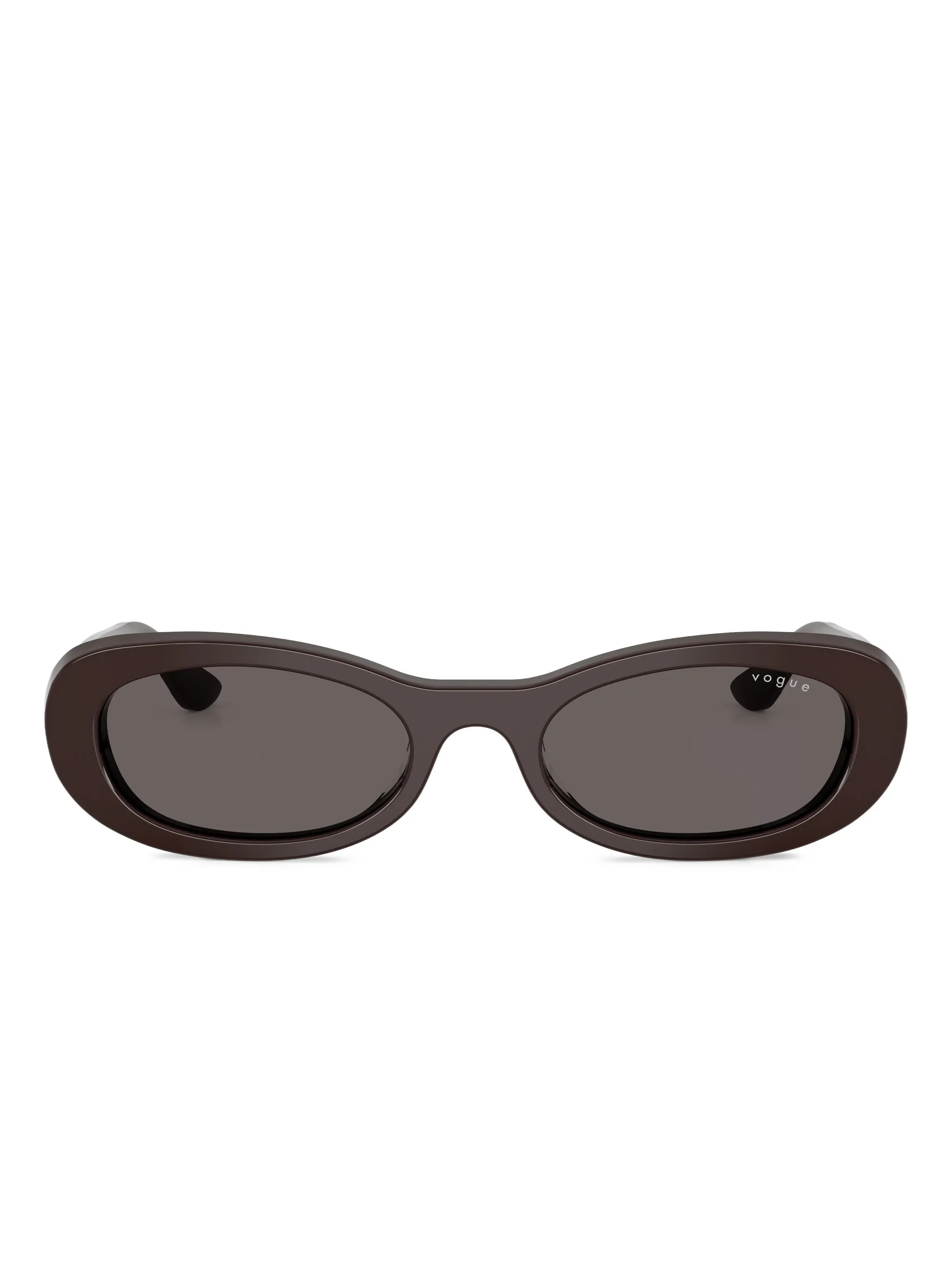 

Солнцезащитные очки в овальной оправе Vogue Eyewear, коричневый