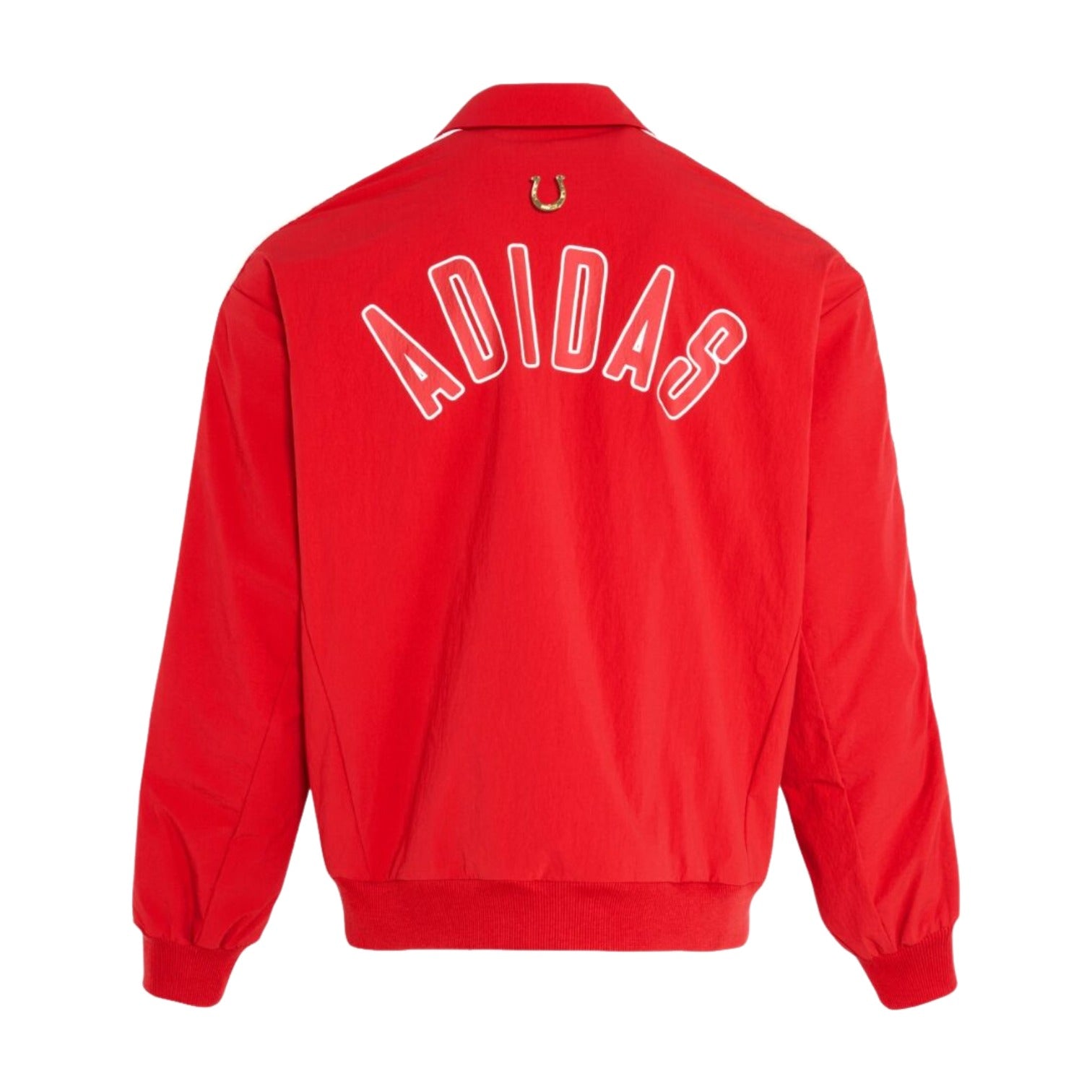 Двусторонняя тканая куртка Adidas CNY с тремя полосками, цвет «Better Scarlet» — фото 2