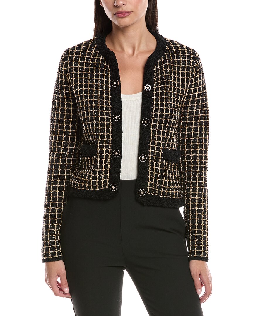 

Эли Тахари Кардиган Алексис из смеси шерсти Elie Tahari, черный