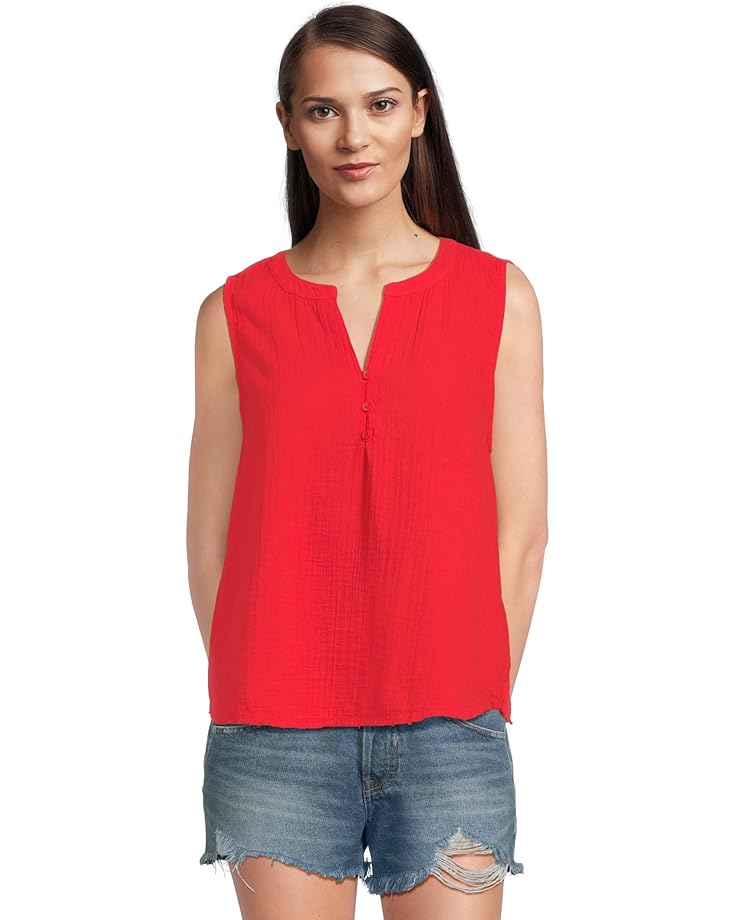 

Топ Mod-o-doc Swing Henley Tank, цвет Rich Apple