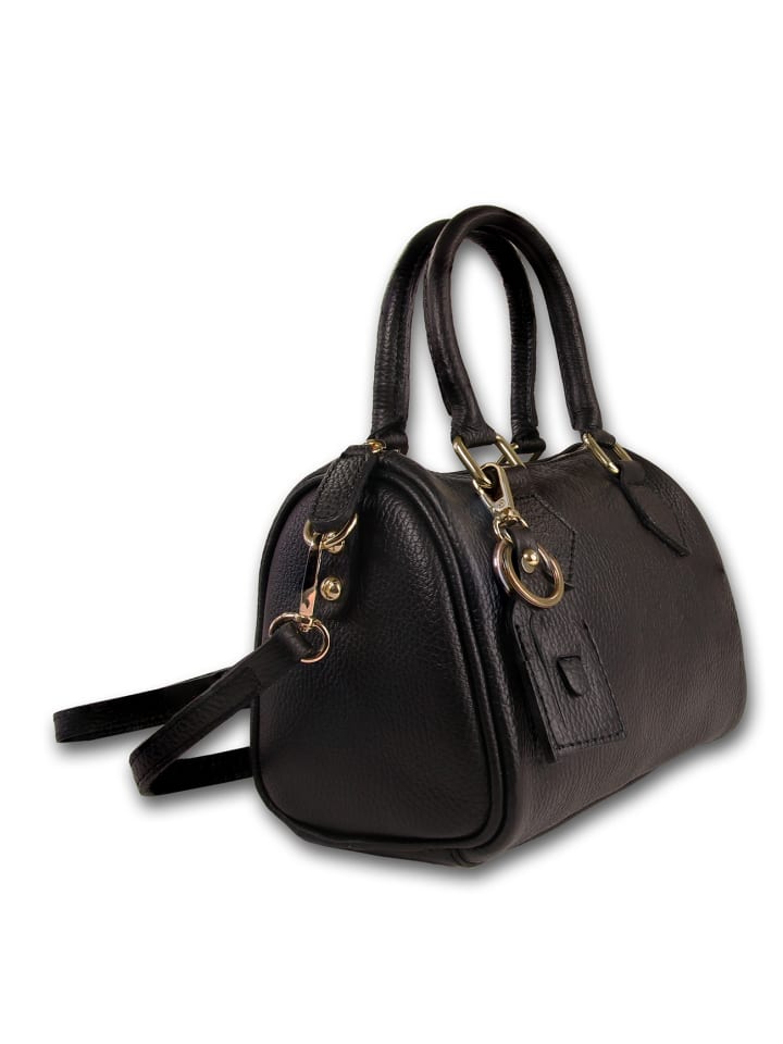 

Кожаная сумка через плечо Toscanto, черная, примерно 22 см Toscanto