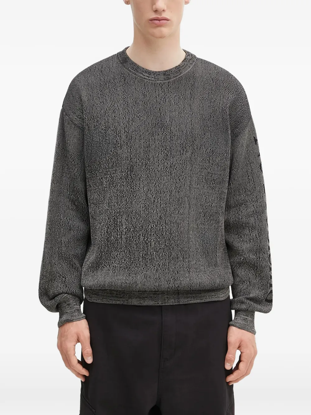 

Свитшот с украшением в виде логотипа Aries, серый