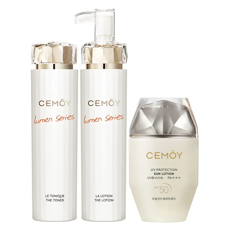 

Cemoy Белый золотой айвори набор для ухода за кожей успокаивающий, увлажняющий и восстанавливающий 3 120мл+120мл