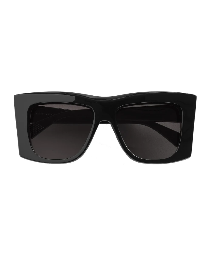 

Квадратные солнцезащитные очки из ацетата Bottega Veneta, черный