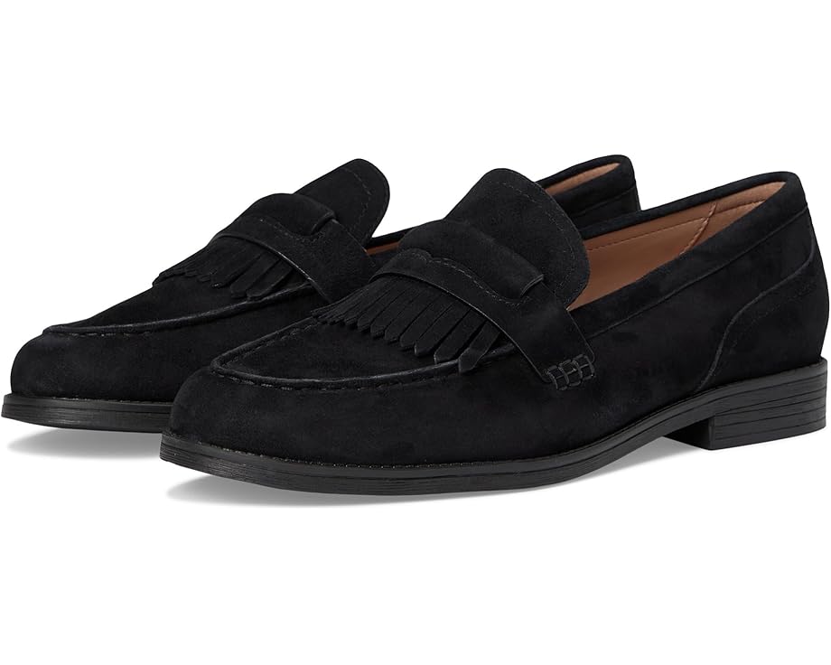 Лоферы Cole Haan Stassi Kiltie Loafers, цвет Black Suede