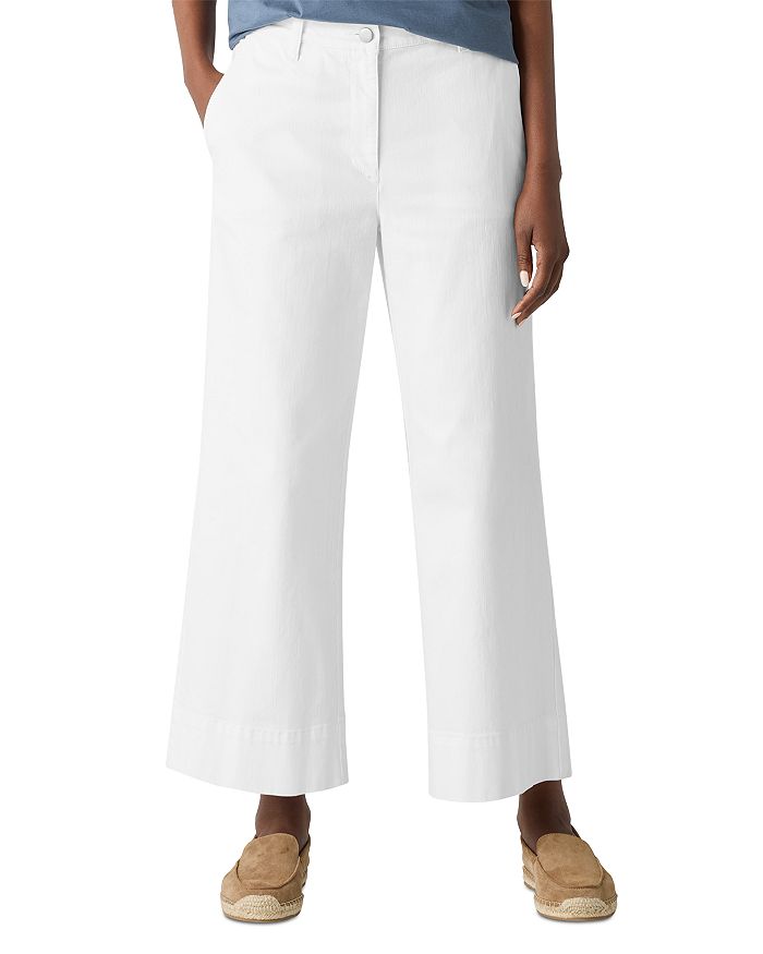 

Широкие брюки до щиколотки Eileen Fisher, белый