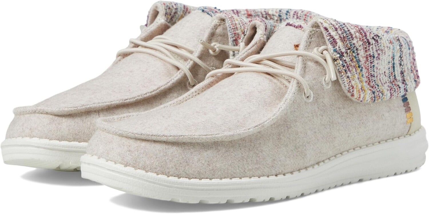 

Ботинки Wendy Wooly Twill Fold Boot Hey Dude, цвет Cream Multi