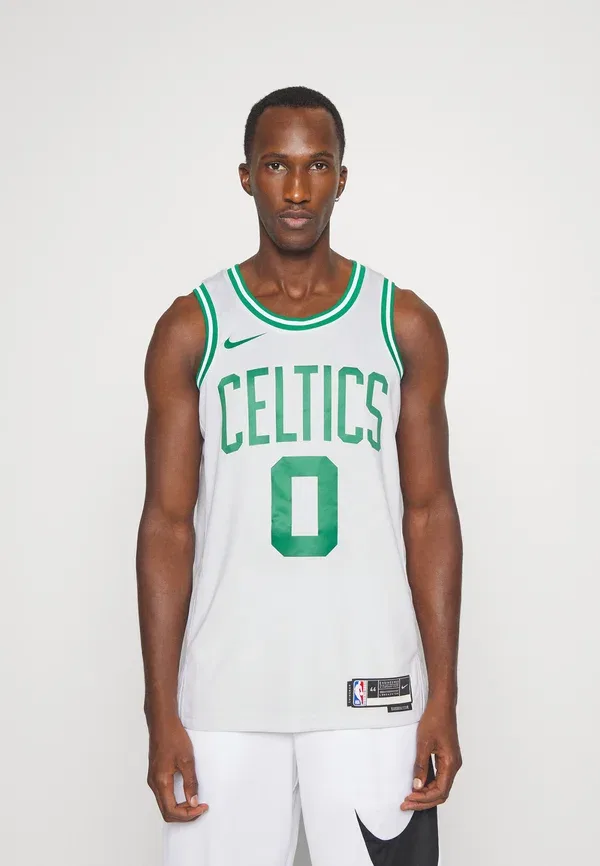 Футболка Boston Celtics Jayson Tatum Club Wear Nike Performance, белый — фото 3