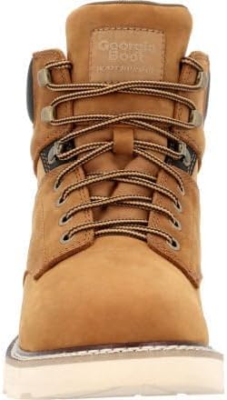 

Ботинки Georgia Boot Core 37 с клиновидным стальным носком и водонепроницаемые, золотой