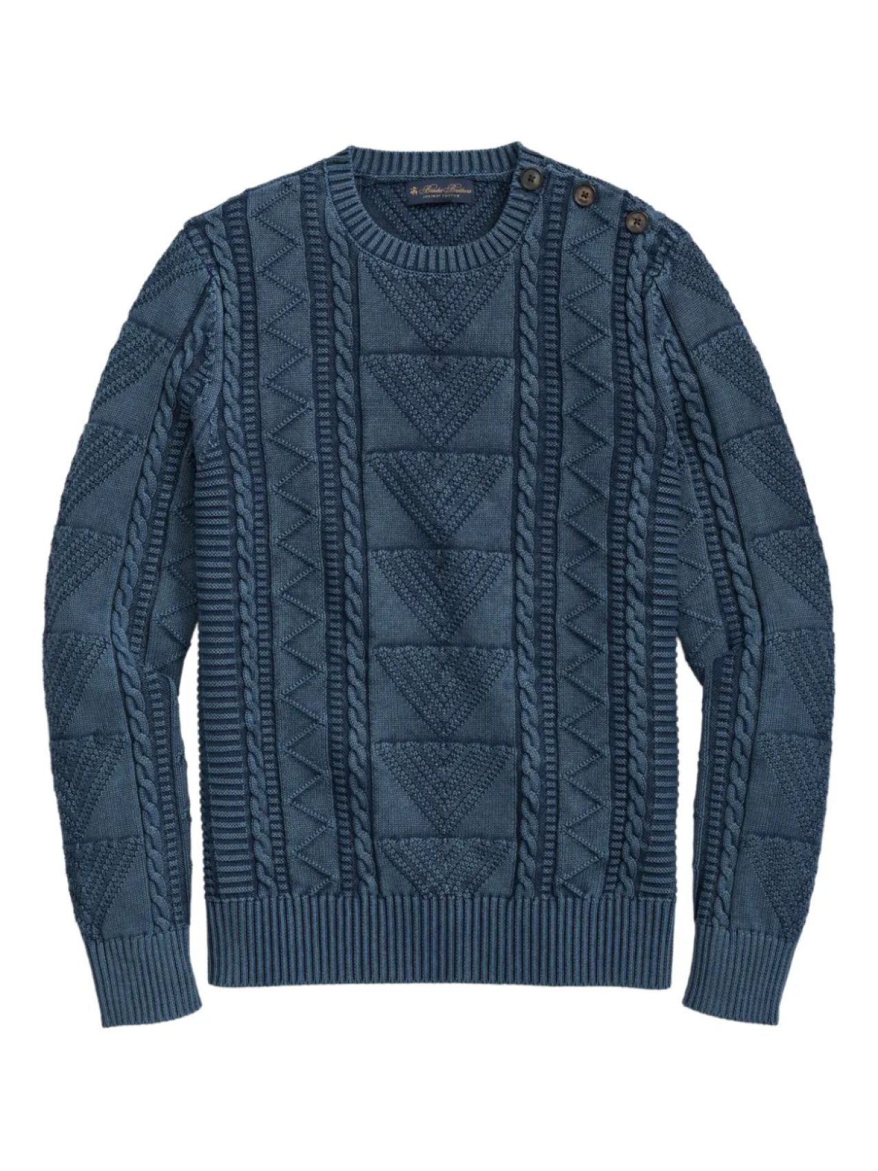 

Brooks Brothers джемпер с круглым вырезом, синий