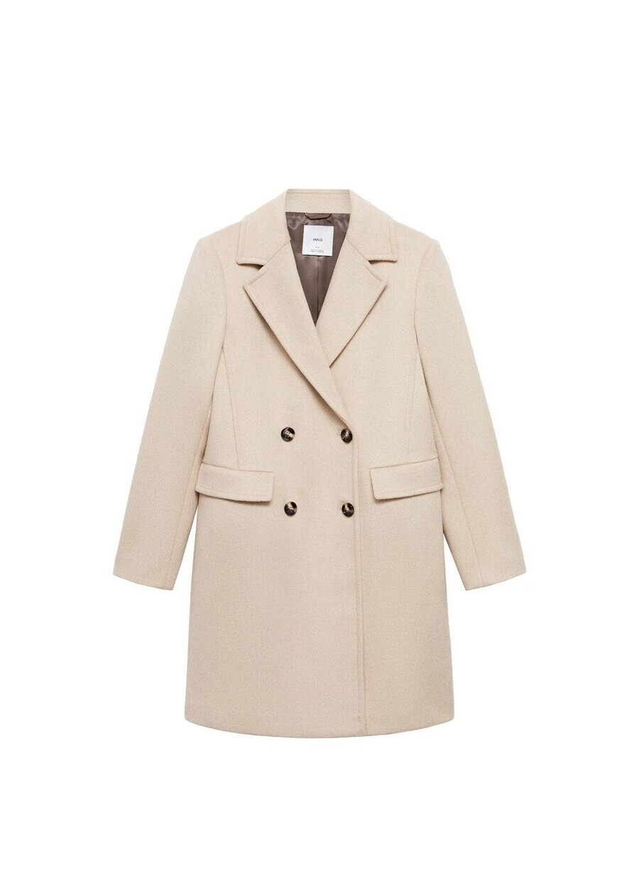 

Межсезонное пальто MANGO Between-Seasons Coat Dali, светло-бежевый